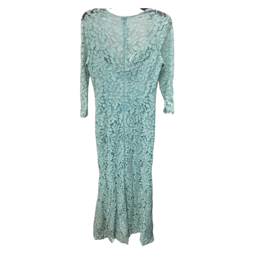 Eliza J Ice Blue Lace Gown Size 6 | Formal Dress - Image 2