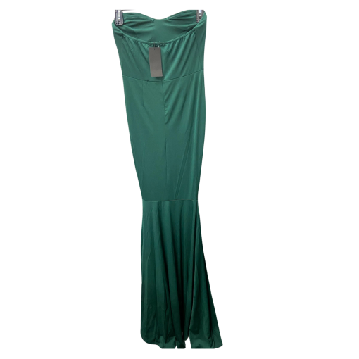 Miss Ord Green Strapless Maxi Dress - Size L - Formal Gown - Image 2