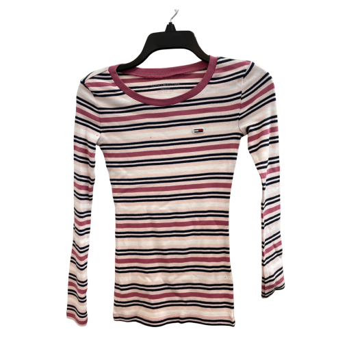 Tommy Hilfiger Striped Long Sleeve Shirt XXS - Women's Tops