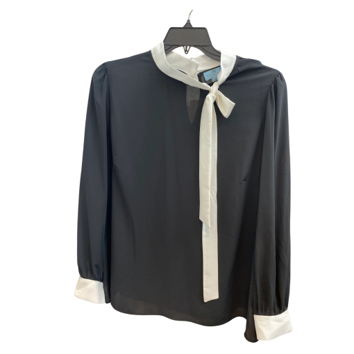 CeCe Black & White Blouse 3X - Women's Tops & Shirts