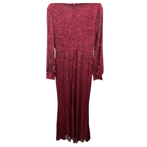 Xucthhc Red Sequin Maxi Dress - Size XL - Party Dress - Image 2