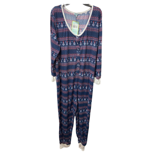 BedHead Blue Snowman Pajamas 3X - Women's Sleepwear