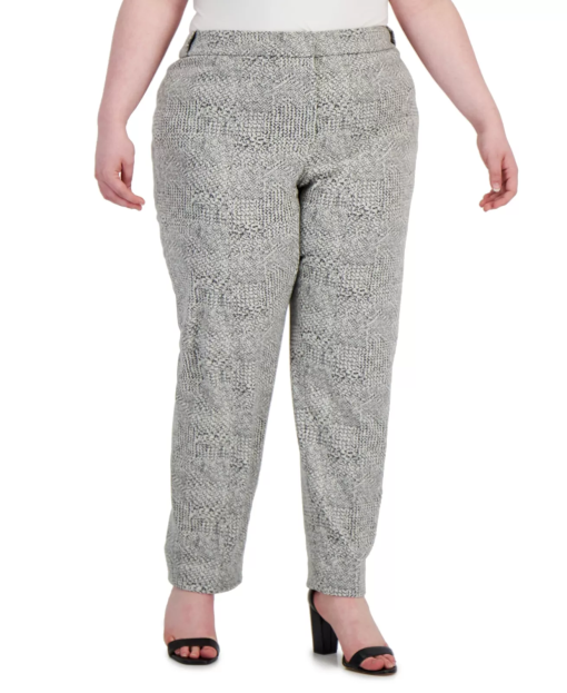 Calvin Klein Plus Gray Knit Pants 22W - Women's Dress Pants