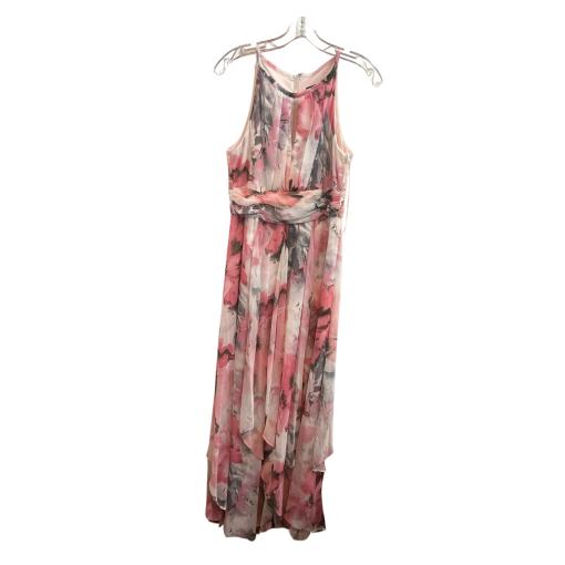 R&M Richards Floral Maxi Dress Pink Size 4 - Evening Gown