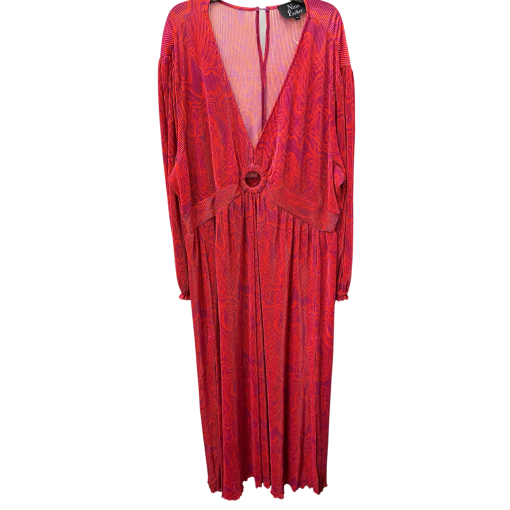 Nina Parker Red Maxi Dress Plus Size 3X - Women's Clothing