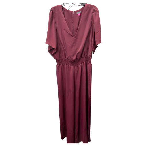 Vince Camuto Burgundy Jumpsuit XXL | Women's Formal Wear