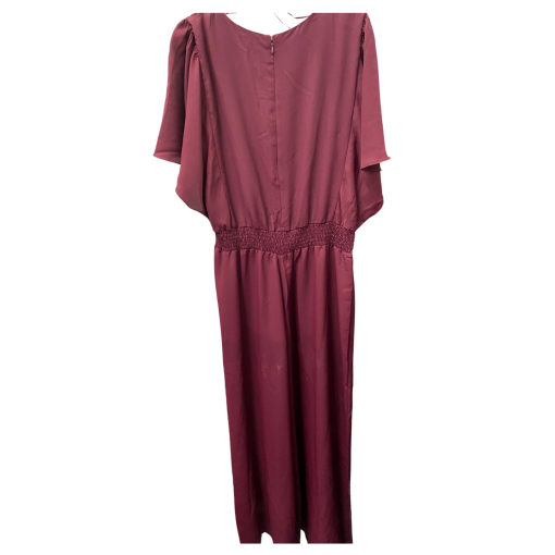 Vince Camuto Burgundy Jumpsuit XXL | Women's Formal Wear - Image 2