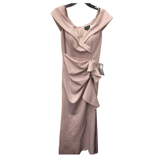 XSCAPE Blush Off Shoulder Maxi Dress Size 10 - Evening Gown