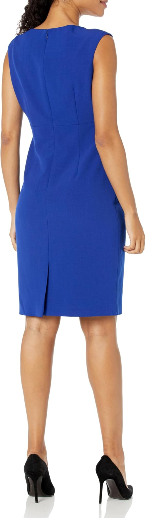 Kasper Royal Blue Sleeveless Dress Size 16 - Work Dresses - Image 2