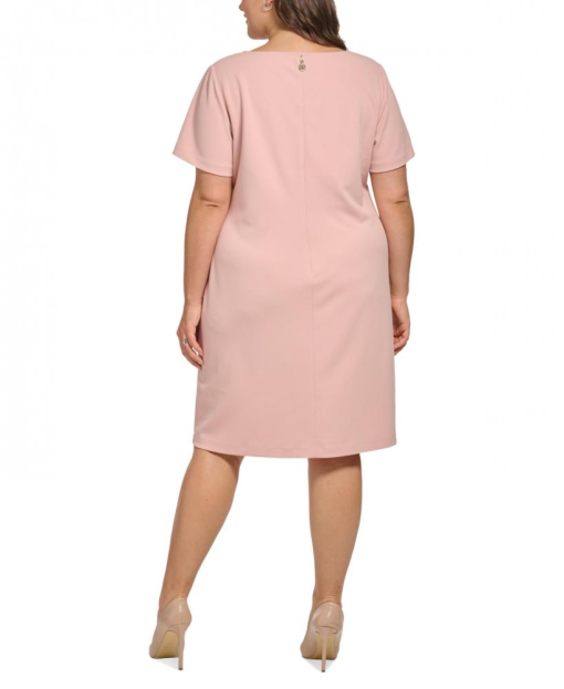 Tommy Hilfiger Plus Pink Cutout Shift Dress - Work Dress 18W - Image 2