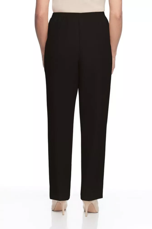 Alfred Dunner Plus Black Pants 18W - Women's Dress Pants - Image 2