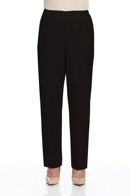 Alfred Dunner Plus Black Pants 18W - Women's Dress Pants