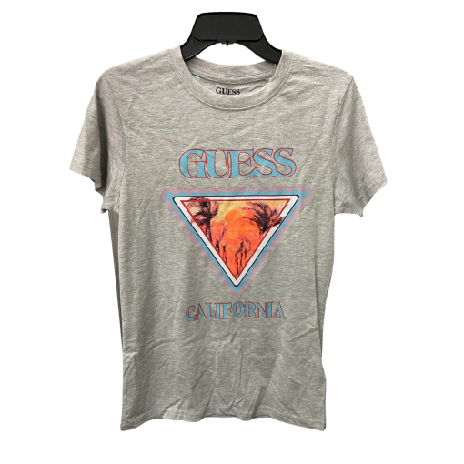 Guess Gray California Graphic Tee - Size L - T-Shirts