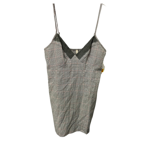 Kingston Plaid Cami Top - Grey, XL - Women's Tank Top