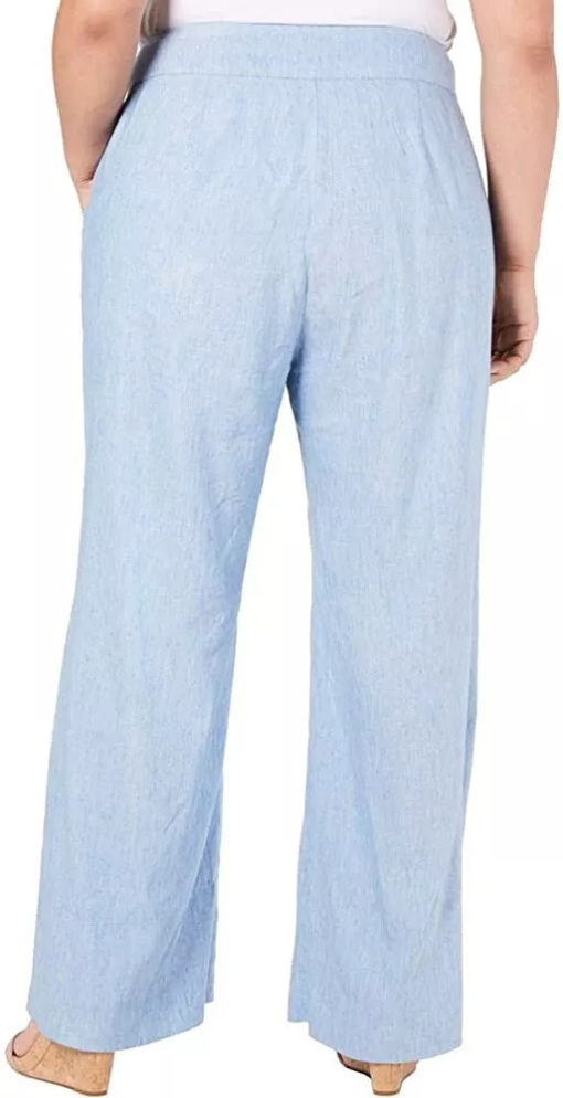 INC Plus Size Light Blue Wide Leg Pants - 20W - Women's Trousers - Image 2