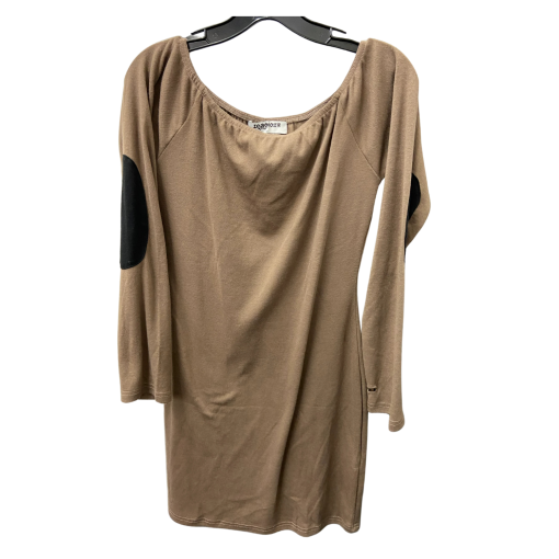 Zeagoo Brown Elbow Patch Dress - Size M - Casual Dresses