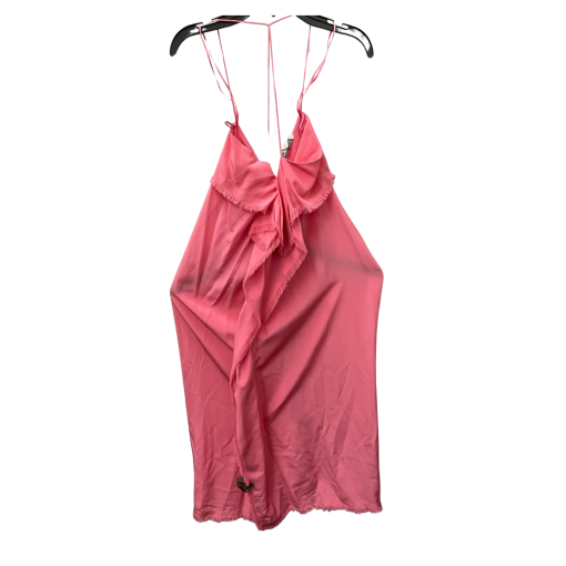 Chelsea and Walker Pink Silk Midi Dress - Size 2 - Party Dress