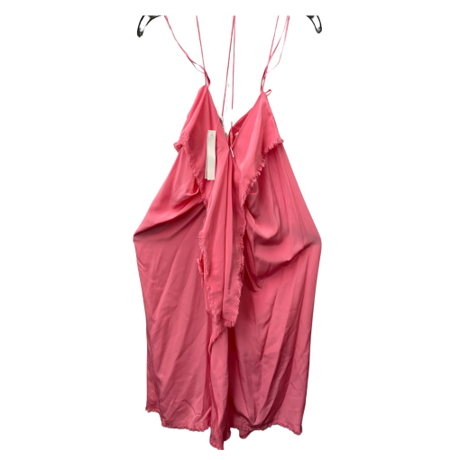 Chelsea and Walker Pink Silk Midi Dress - Size 2 - Party Dress - Image 2