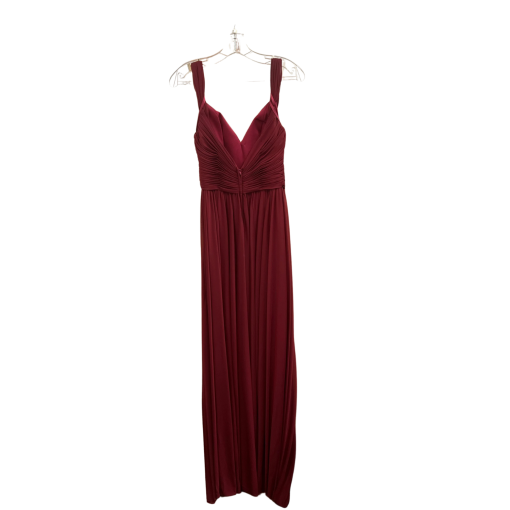 Simply Burgundy Maxi Dress Size 8 - Bridesmaid Dress - Image 2