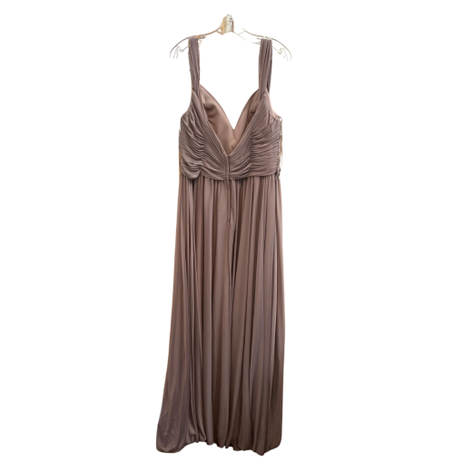 Simply Women Taupe Maxi Dress Size 18 - Bridesmaid Dress - Image 2