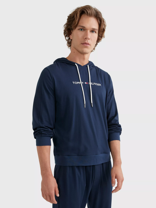 Tommy Hilfiger Navy Hoodie XL Men's Loungewear Pullover