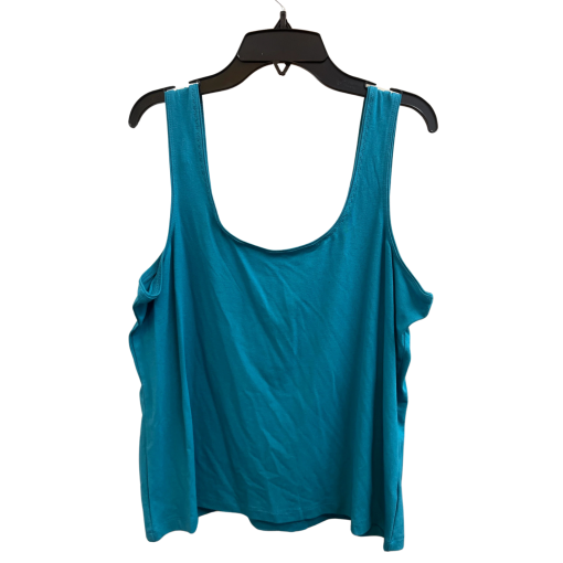 Teal Tank Top - Size L - Women's Sleeveless Shirt - Casual Wear