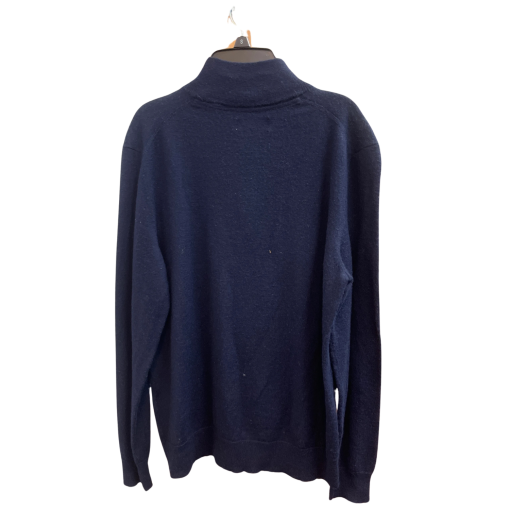 Club Room Navy Quarter-Zip Sweater - Size S - Men's Pullover - Image 2