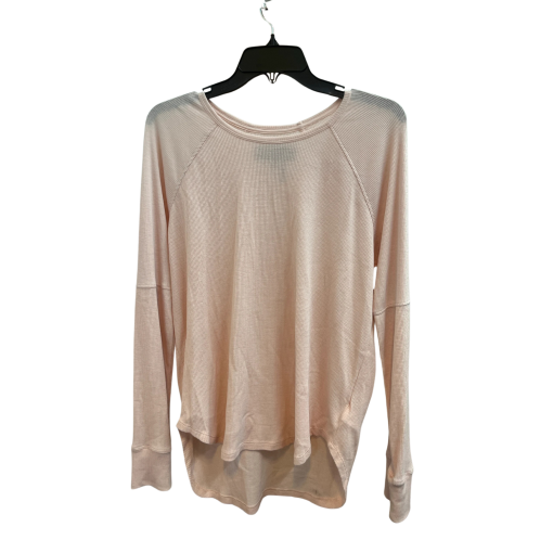 Donnakaran Pink Thermal Top - Size L - Women's Activewear