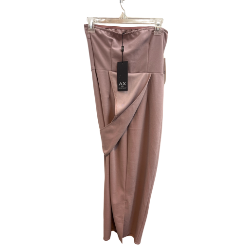 AX Paris Strapless Maxi Dress - Dusty Rose - Size 6 - Formal Wear