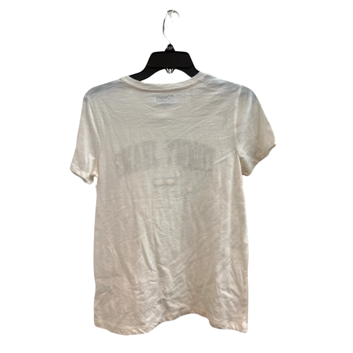 Tommy Jeans Cream Tee Shirt Small - Women's Graphic T-Shirt - Image 2