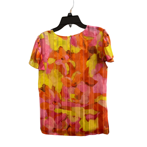 CeCe Floral Blouse XS Yellow Pink Orange Top Women's Shirts - Image 2