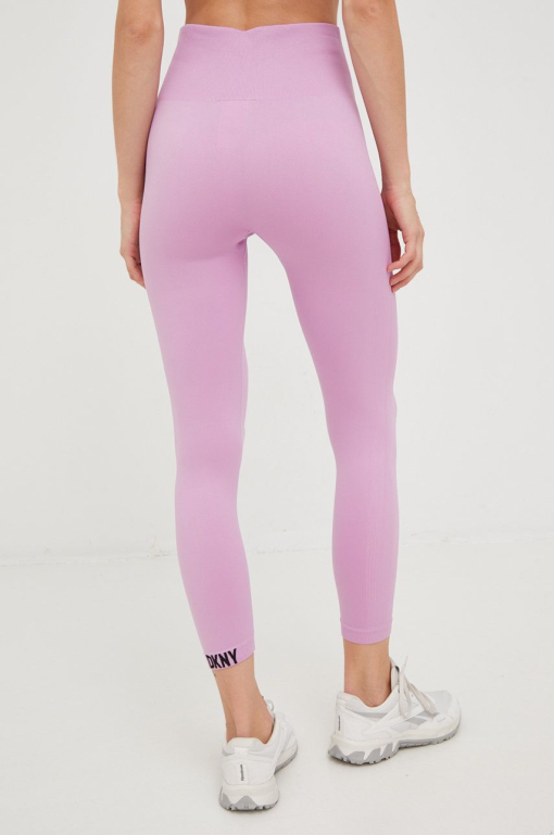 DKNY Sport Seamless Leggings - Lilac XS - Women's Workout Pants - Image 2