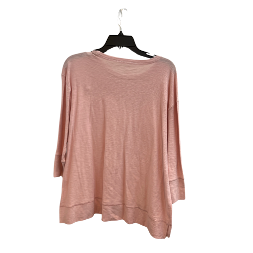 Pink Long Sleeve Tunic Top - Size L - Women's Blouse