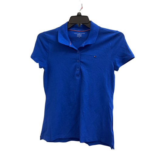 Tommy Hilfiger Blue Polo Shirt Medium - Women's Tops