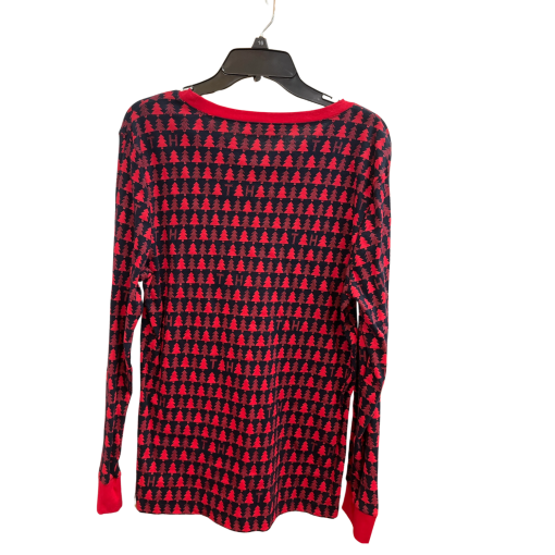 Tommy Hilfiger Red Tree Print Pajama Top XL - Sleepwear - Image 2