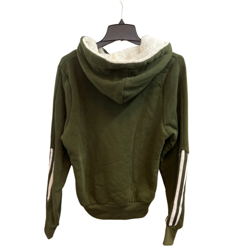 AQ-Sport Green Sherpa Lined Zip Hoodie - Large - Women's Jacket - Image 2