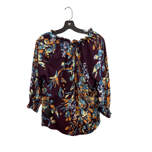 ZAC & RACHEL Floral Blouse, Purple, Small, Women's Tops - Image 2