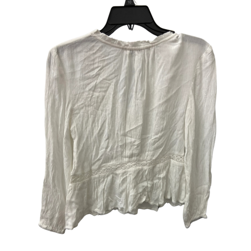 Dex White Blouse Size L Long Sleeve Top Women's Clothing - Image 2