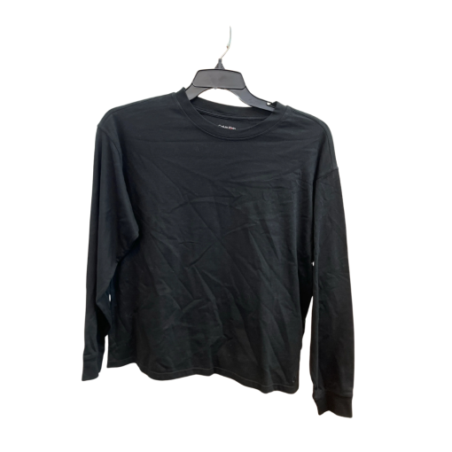 Calvin Klein Black Long Sleeve Shirt - Small - Men's Tee