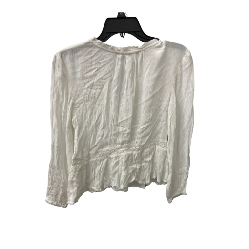 Dex White Blouse XS Long Sleeve Top Women's Fashion - Image 2