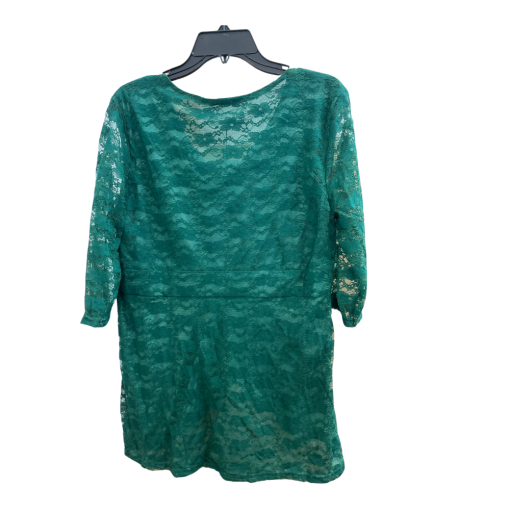 Mea Eor Green Lace Dress XL - Women's Cocktail Dress - Image 2