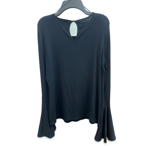 Vince Camuto Black Bell Sleeve Top - Size Small - Blouse - Image 2