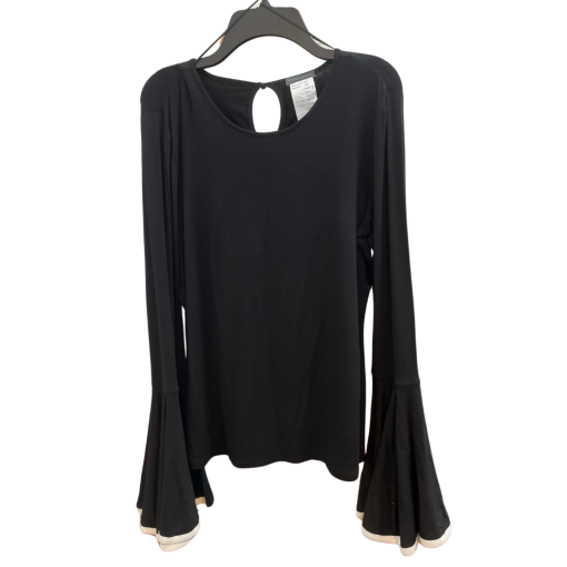 Vince Camuto Black Bell Sleeve Top - Size Small - Blouse