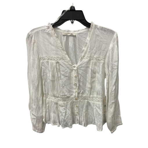 Dex White Blouse Size S - Women's Tops - Button Down