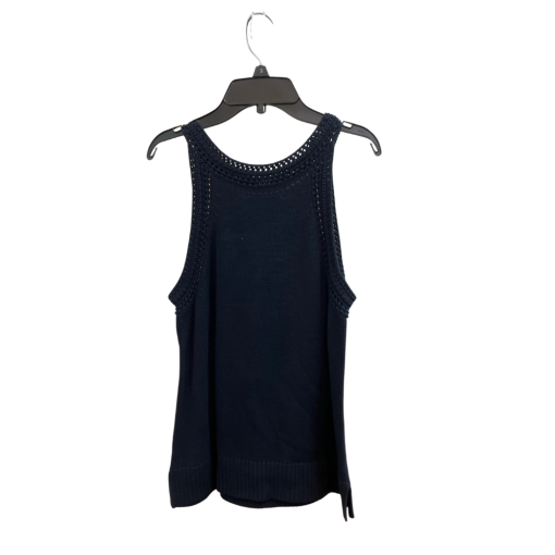 Tommy Hilfiger Navy Knit Tank Top - Size S - Women's Top - Image 2