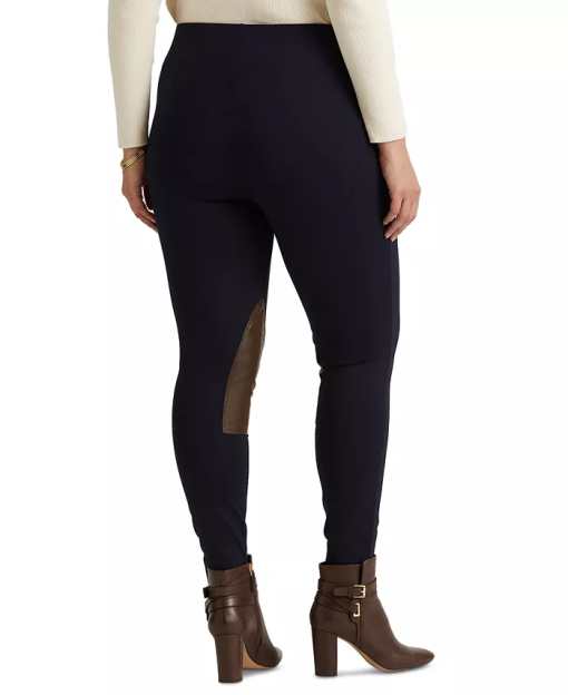 Ralph Lauren Navy Plus Size Riding Pants - Women's Leggings - Image 2