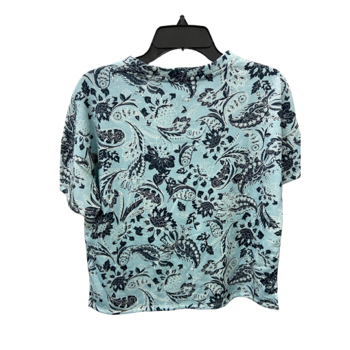 Andrew Marc Floral Tee Shirt, Blue, Small, Women's Top - Image 2