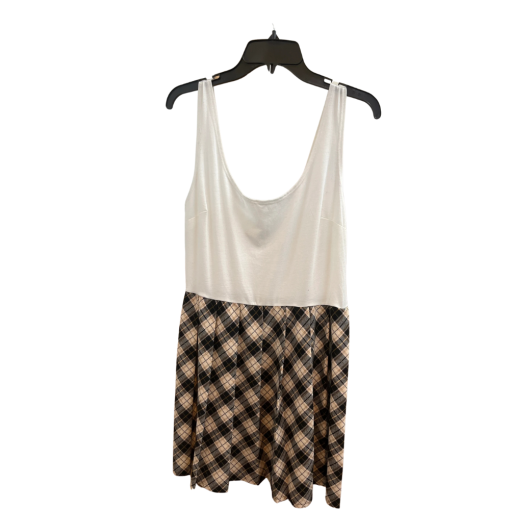 Kingston White Plaid Tank Dress - XL - Women's Summer Dress - Image 2