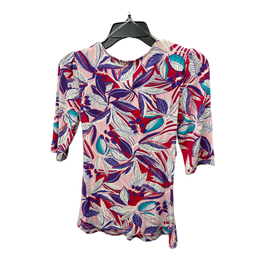 AK Sport Floral Print Top Small - Women's Blouse - Image 2