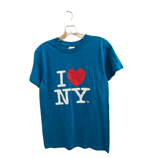 I Love NY Blue T-Shirt Small - Graphic Tee